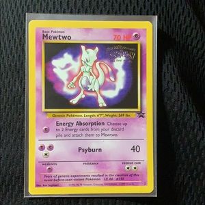 Vintage 1999 mewtwo kids WB promo
